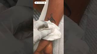 Venry name tattoo with harte #youtube #trending #viralvideo_letter m with crown tattoo