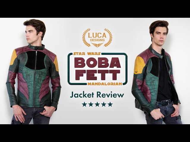 Star Wars Boba Fett Leather Jacket Review by Luca Designs - YouTube