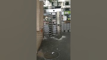 Indoor / Outdoor Full Height Turnstile Gate with Card Reader or Multi Access Control System