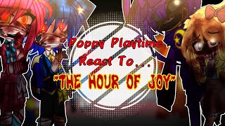 Poppy Playtime React To THE HOUR OF JOY VHS|Gacha Reaction|The Life Of Cally|