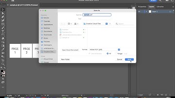 🔥 Adobe Illustrator - Save As Multiple Page PDF File - Export to PDF