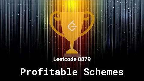Leetcode 0879. Profitable Schemes
