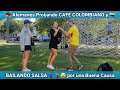 Alemanes Probando CAFÉ COLOMBIANO y BAILANDO SALSA por una Buena Causa