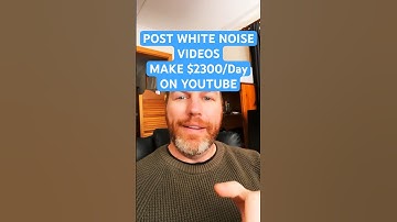 Post White Noise Videos & Make $2300/Day On YouTube #sidehustle #goingviral #tutorial