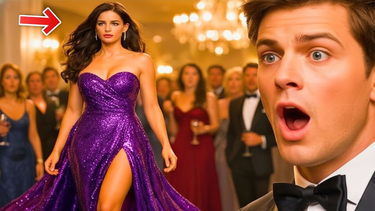 MILLONARIO INVITÓ A LA SEÑORA DE LA LIMPIEZA PARA HUMILLARLA… PERO ELLA LLEGÓ COMO UNA DIOSA