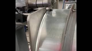 Flanging Rolls on Power Rotary Machine