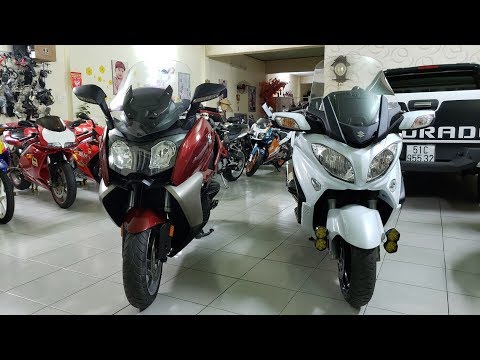 Cặp xe ga khủng BMW C650GT & SUZUKI BURGMAN 650