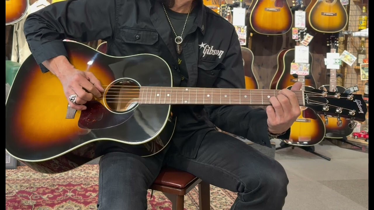 試奏動画】Gibson J-45 Standard VS #20226106 - YouTube