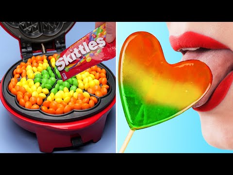 COOL FOOD HACKS AND FUNNY TRICKS || 27 FOODS YOU CAN WAFFLE IRON!