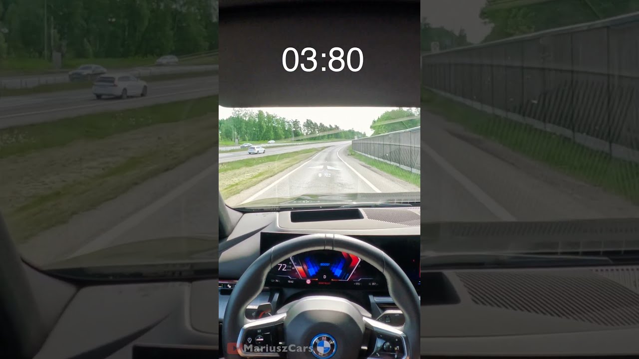 Amazing BMW I5 EDrive40 The Best Score In Acceleration Test MariuszCars