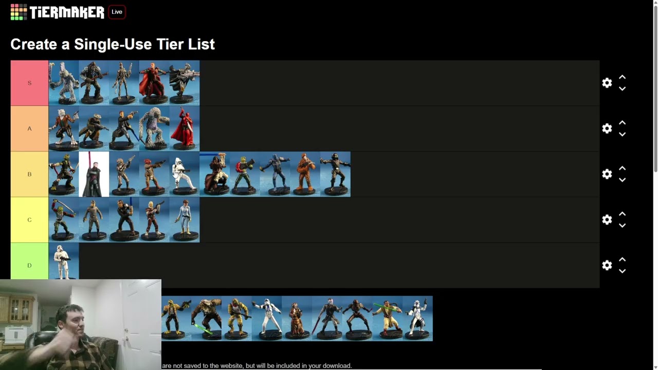 Star Wars Miniatures Sculpt Tier List: Dark Times