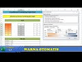 cara memberi warna otomatis pada baris excel ( Conditional Formatting )