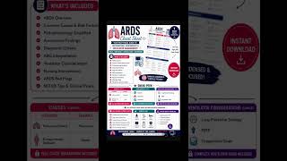 ARDS in 60 Seconds 🫁 NCLEX Critical Care Must Know. Link in description ⬇️ #NCLEX #nursingschool