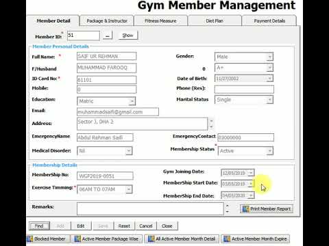 gym management system