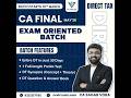 Final CA Exam Oriented Batch May 26