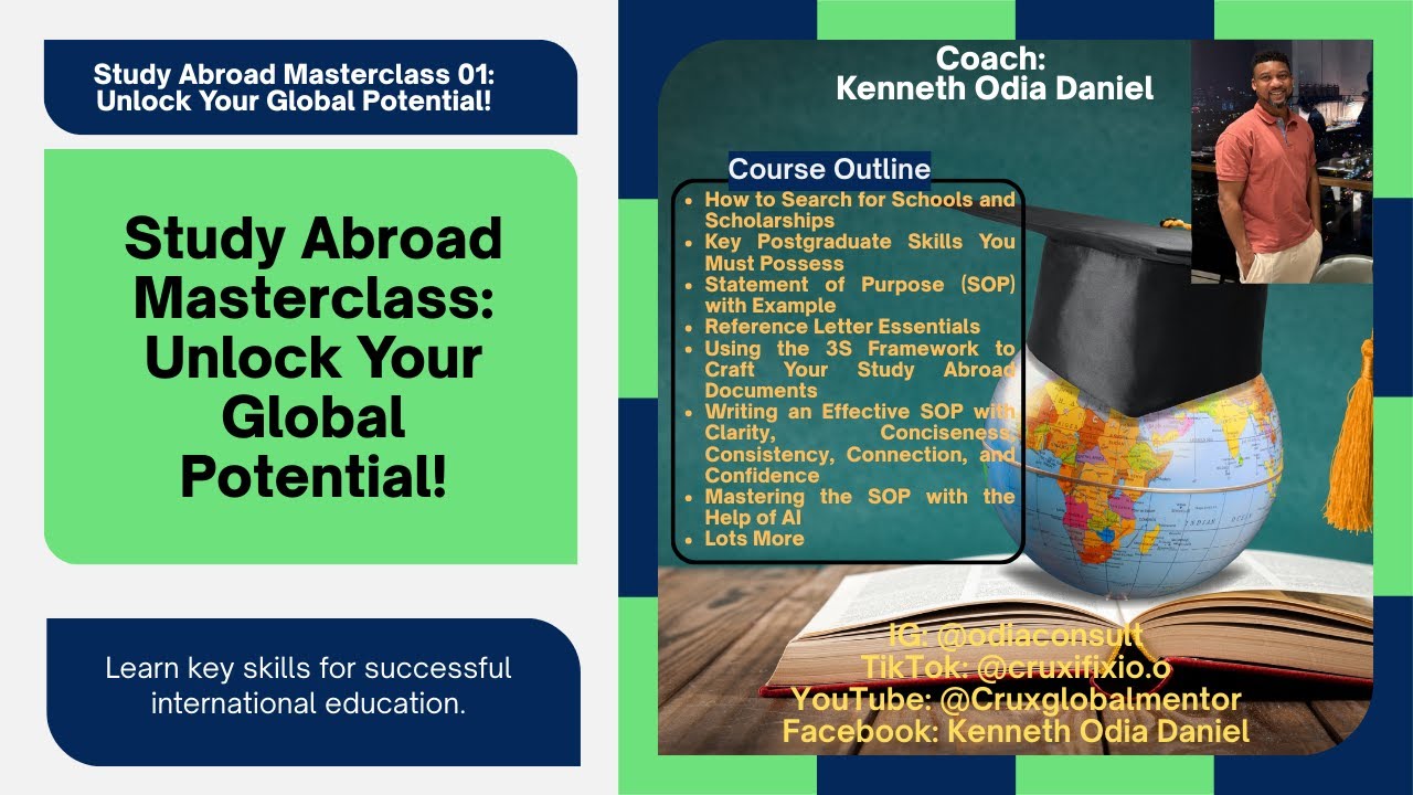 How to write a good SOP and get Scholarships to study Abroad - YouTube