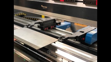 ACCURL 7-axis CNC Press Brake with BGA-5 Backgauge for X R Z1 Z2 X2 Finger Feature