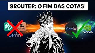 O EXÉRCITO DE IA GRÁTIS: Como o 9Router cria um sistema que nunca para! #ias #9router #claude