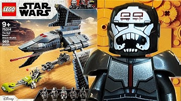 LEGO Star Wars The Bad Batch Attack Shuttle 75314 | BUILD