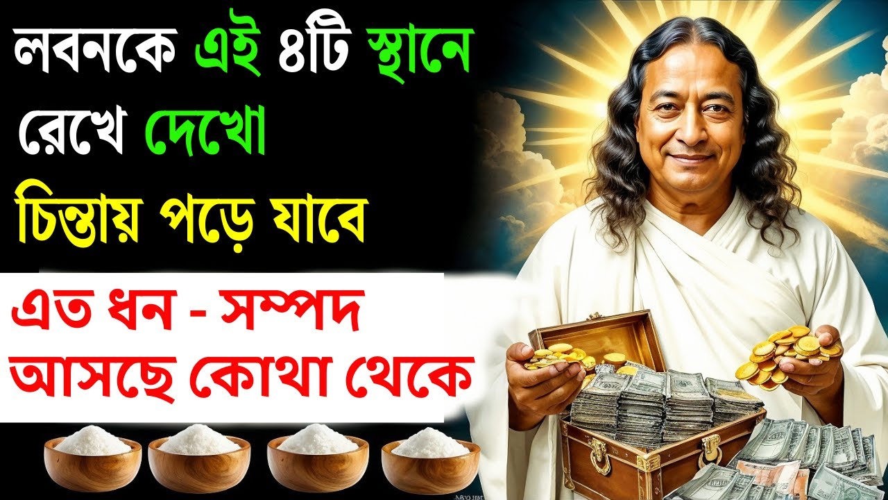 নুন এবং অর্থের  ৪টি বিশেষ স্থান ও গোপন রহস্য | ধন সম্পদে পরিপূর্ণ হওয়ার গোপন সূত্র |