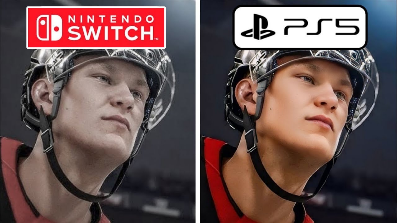 NHL 26 PS5 vs Nintendo Switch Graphics Comparison