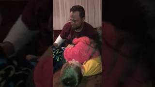 Tickling with Daddy