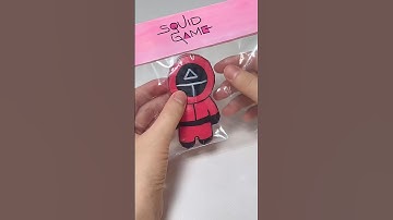 Squid Game🦑 DIY squishy #squidgame #squidgame2 #squishy #papercraft #art #오징어게임 #craft
