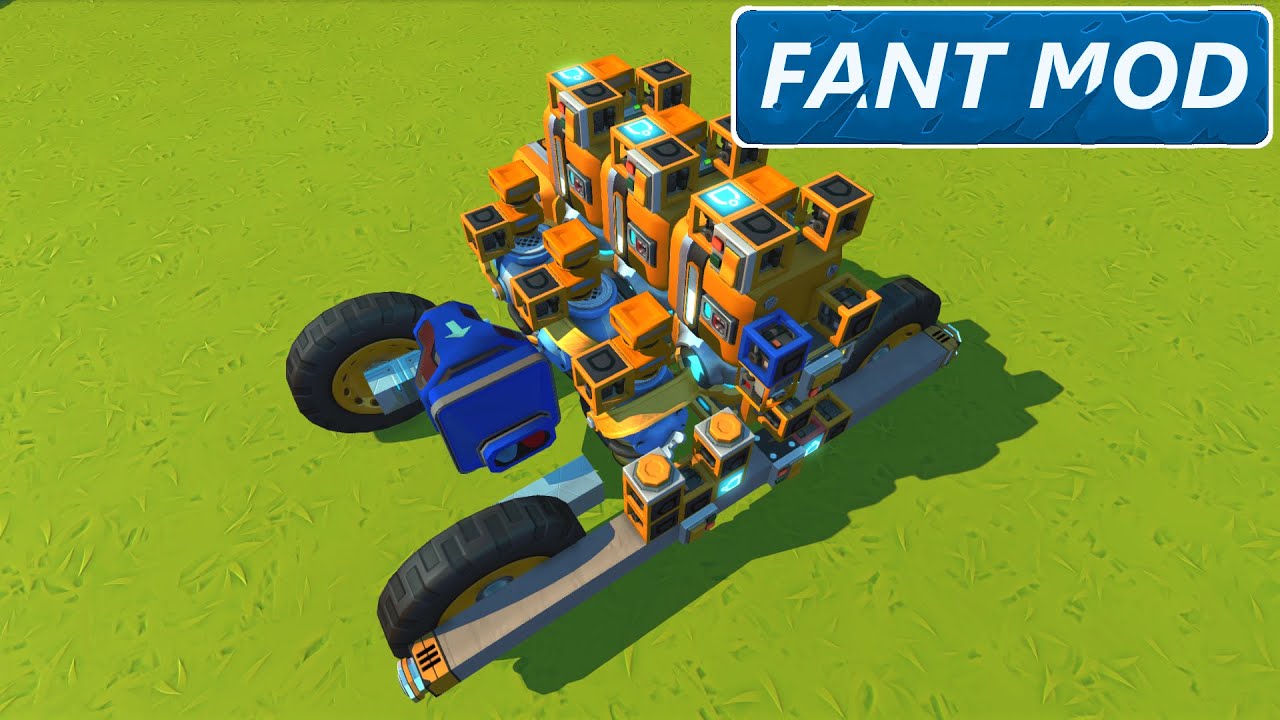 Scrap Mechanic Modded | How To build - Automated Farming Device