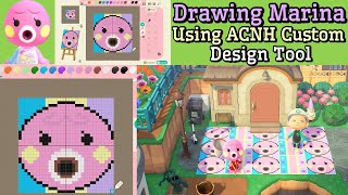 Cute Villager Marina Drawing | Animal Crossing New Horizons Custom Designs (Codes In Description)