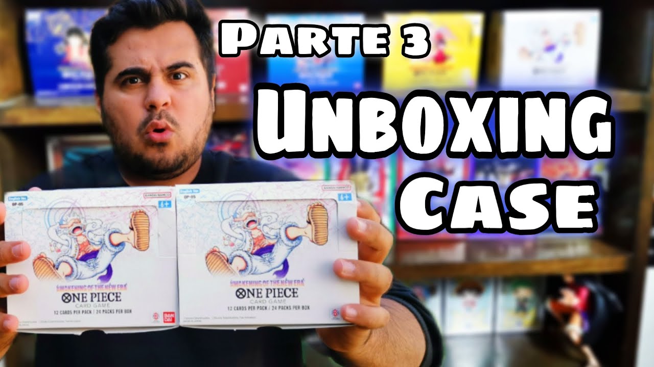 ABRIENDO CASE DE OP 05 AWAKENING OF THE NEW ERA ONE PIECE CARD GAME
