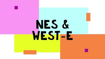 NES & WEST-E Testing