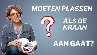 Waarom moet je PLASSEN als de KRAAN aangaat??