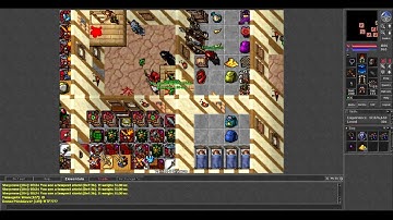 Old Tibia - Minishabaal & First Tempest Shield looted in Tibia (Lucera 2007 7.92)