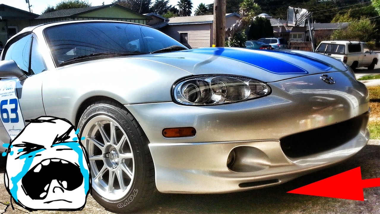 Major Oil Leak! Pulling the miata motor. YouTube