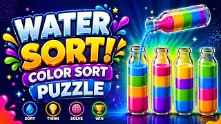 Apr 21💧 Water Sort! Color Sort Puzzle 🧪 – Solution -Think Smart, Win Fast 🧠⚡ screenshot 5
