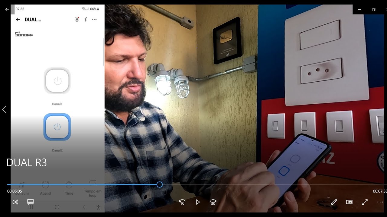 THREE WAY + FOUR WAY + DIMMER + SONOFF DUAL R3 , NA PRÁTICA. COMO