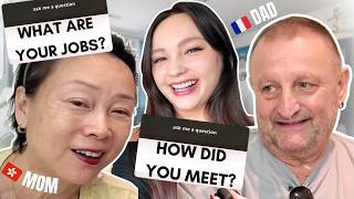 我爸同我媽點樣識？（香港人🇭🇰＋法國人🇫🇷）＋做咩工？| How did my parents meet + what were their jobs? | Q&A