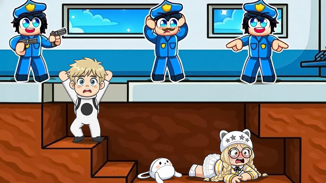 We Had to DIG to ESCAPE PRISON in Roblox