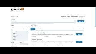 How to find jobs on the Genesis10 Jobs Portal
