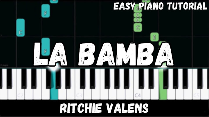 La Bamba Piano version - Piano performance video thumbnail