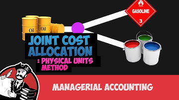 Joint Costs Allocation using the Physical Units Method (Cost Accounting Tutorial #39)