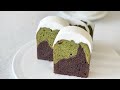 moist matcha (green tea) chocolate pound cake recipe  /촉촉한 말차초코파운드 케이크 만들기