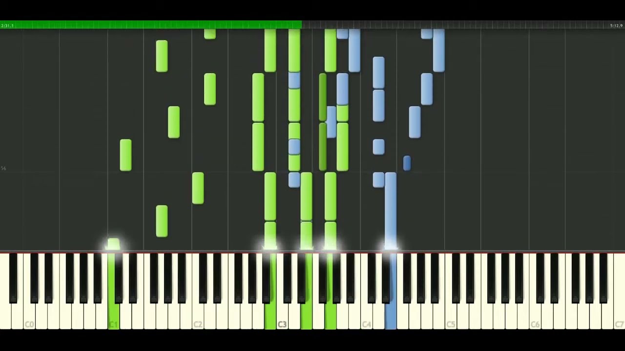 Keane Broken toy [Piano Tutorial] Synthesia passkeypiano YouTube