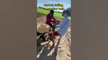 Manual Drilling Of Shallow Water Well