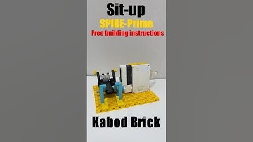 Sit-up -Lego Spike Prime(Free building Instructions) #legoeducation #robot#programming#exercise