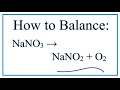 Balancing Chemical Equations Concepts