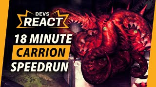 Carrion Developers React to 18 Minute Speedrun