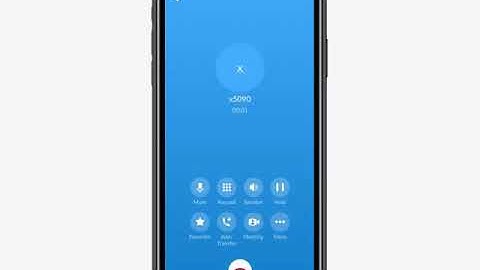 Telesystem MaX UC - Mobile Making a Call from Max UC Mobile