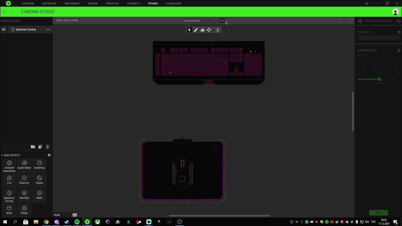 Razer synapse klavye renk değiştirme ve profil yükleme (2025 Güncel