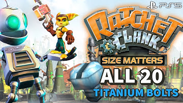 Ratchet & Clank: Size Matters PS5 - ALL 20 Titanium Bolts Locations Guide